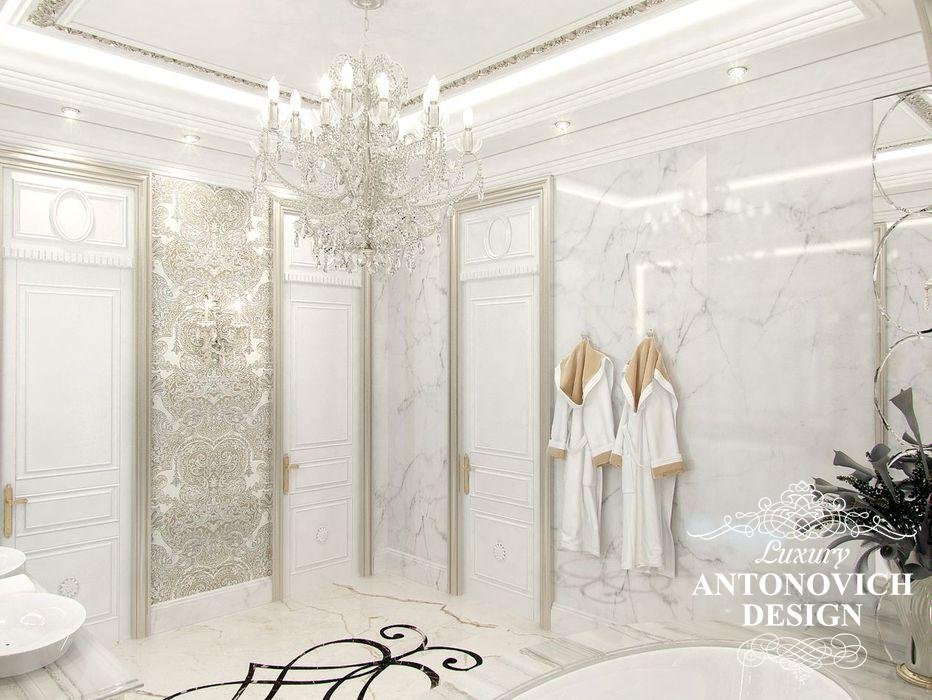 Дизайн интерьера ванной в классическом стиле