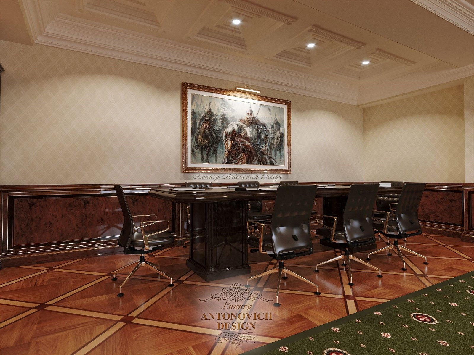 Фешенебельный дизайн интерьера кабинета, Нур_Султан